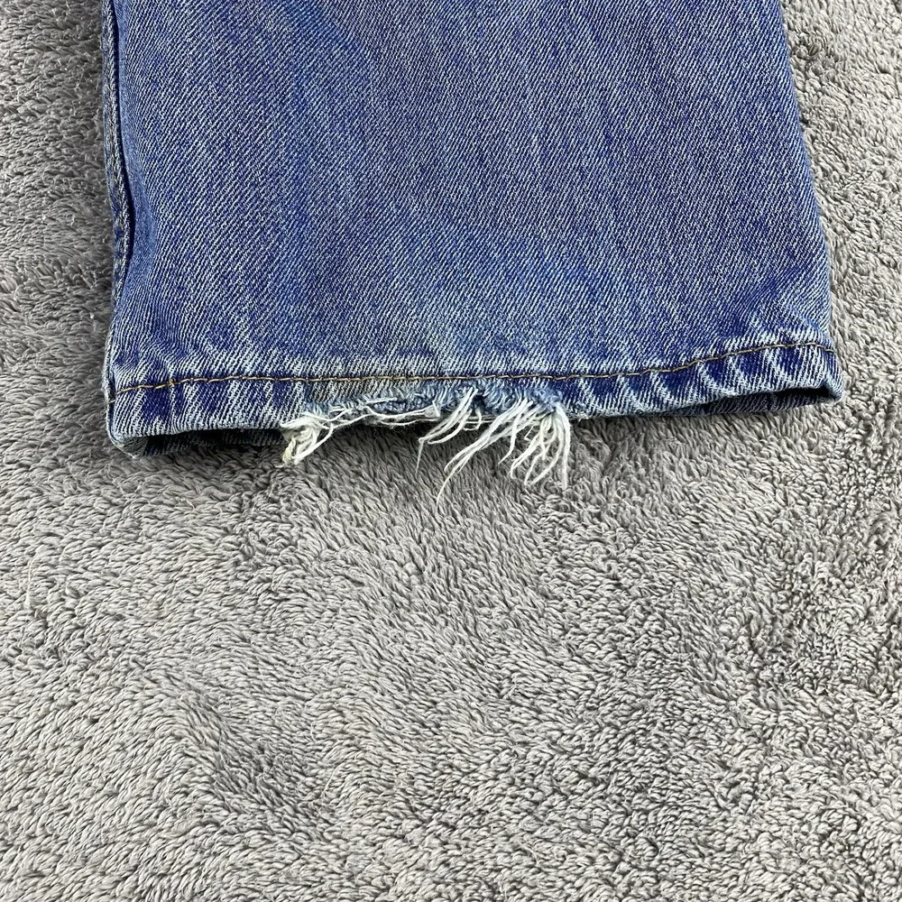 Levis 516 Classic Straight Jeans Mens 38x32 Blue Medium Wash High‎ Rise Vintage
